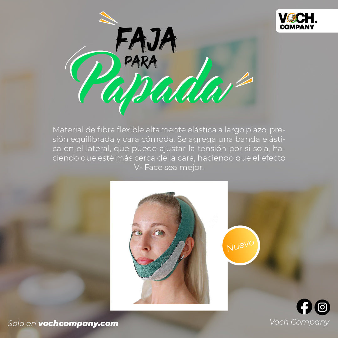 Details about Faja elastica para adelgazar la cara y papada Compresión  facial