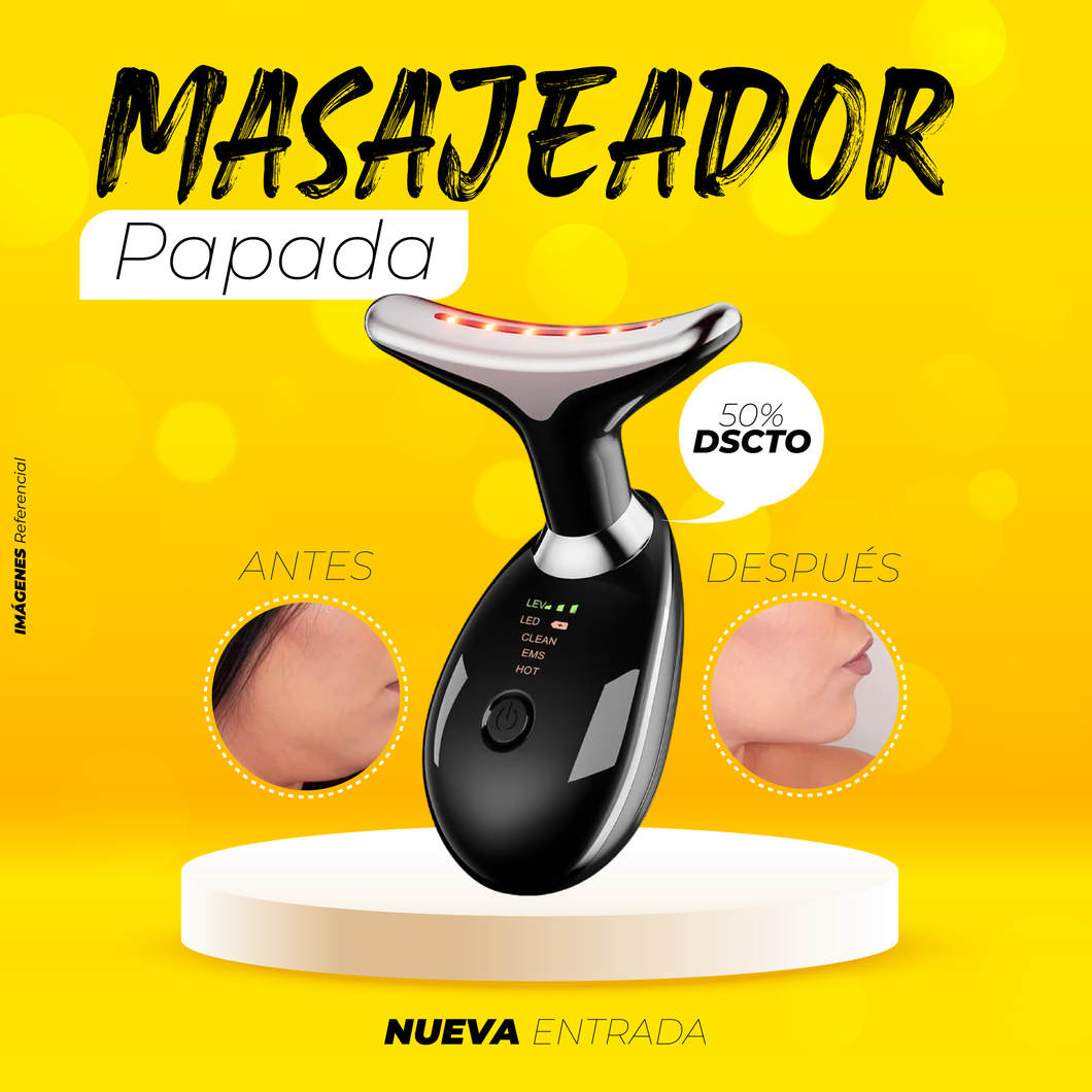 Masajeador facial para papada