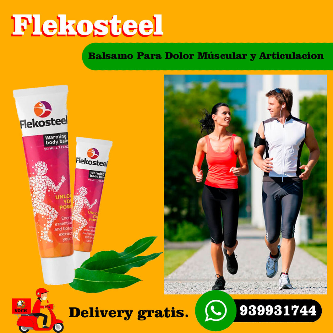 FLEKOSTEEL BÁLSAMO  40 ml Para dolor muscular y articular