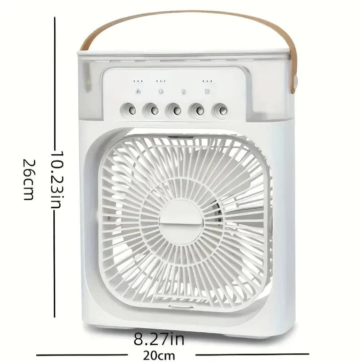 AIR COOLER©3 EN 1 | VENTILADOR PORTÁTIL CON HUMIDIFICADOR