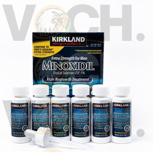 Barba abundante con Minoxidil Kirkland