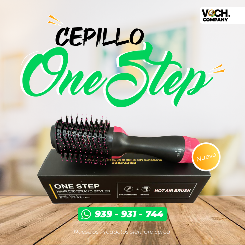 Cepillo Secador de Cabello, 4 en 1 Cepillo Alisador de Pelo de Iones  Negativos, 1200w Secador de Pelo Eléctrico de Voluminizador para Todo Tipo  de Cabello, 360°, Verde : : Belleza