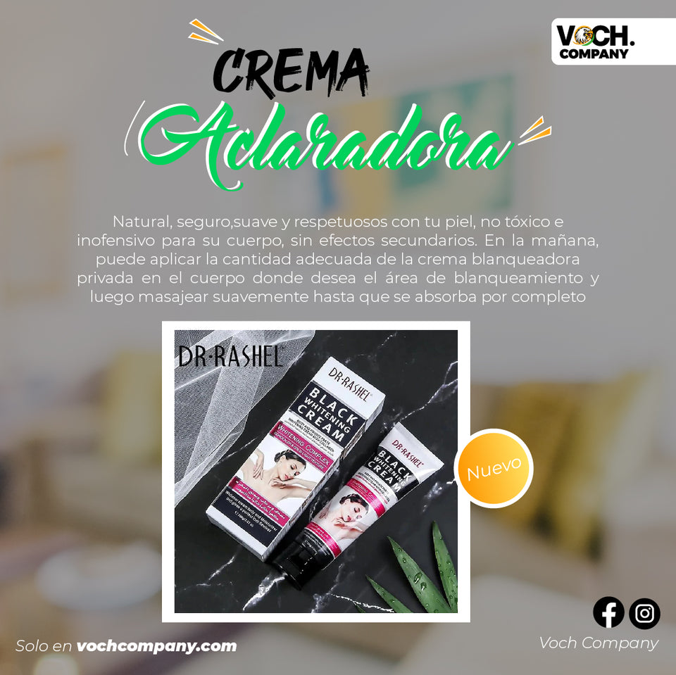 👍CREMA Aclaradora - DR RASHEL👍