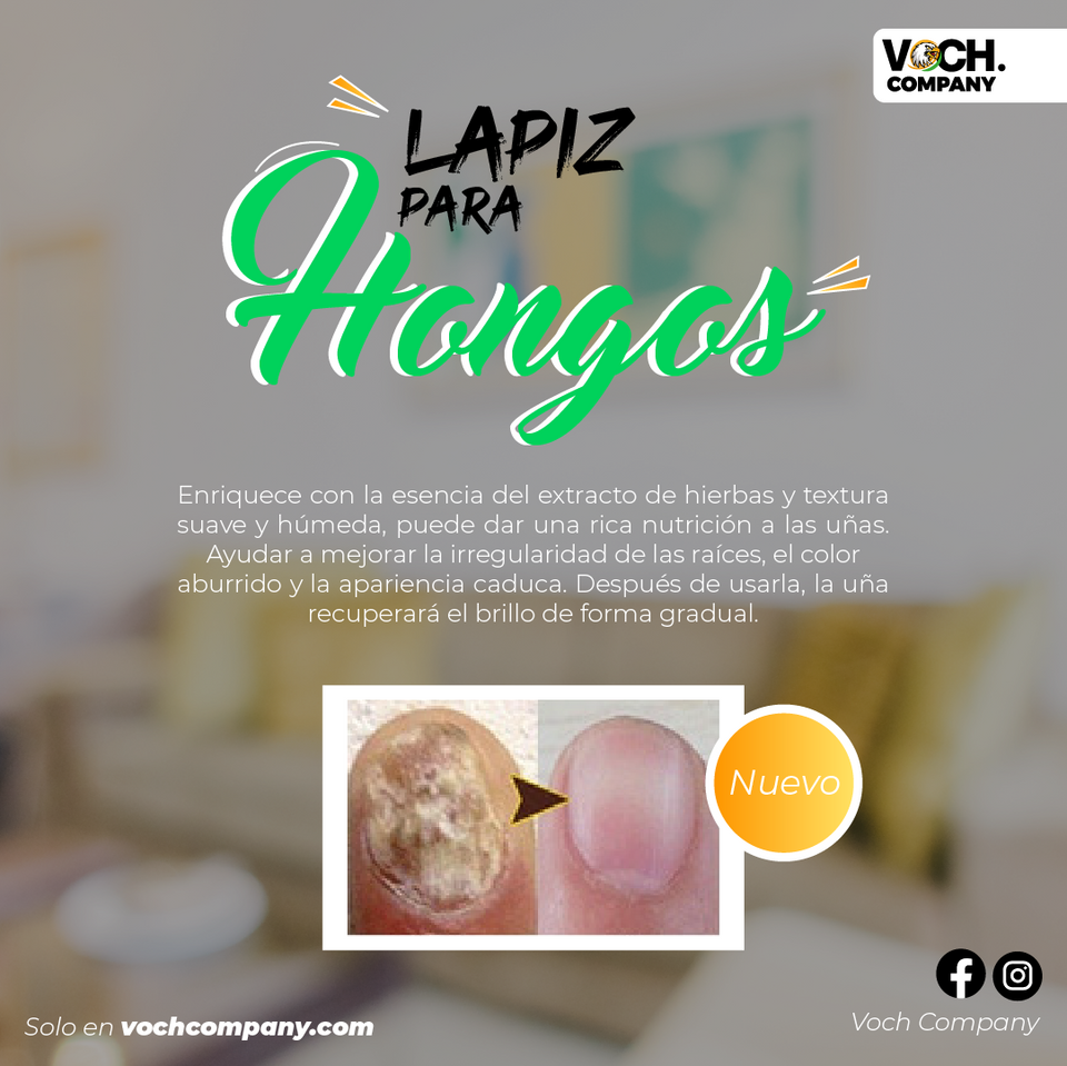 LEUCONYCHIA Lápiz para hongos en las uñas