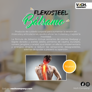 👍 FLEKOSTEEL BÁLSAMO PARA DOLOR MUSCULAR 👍