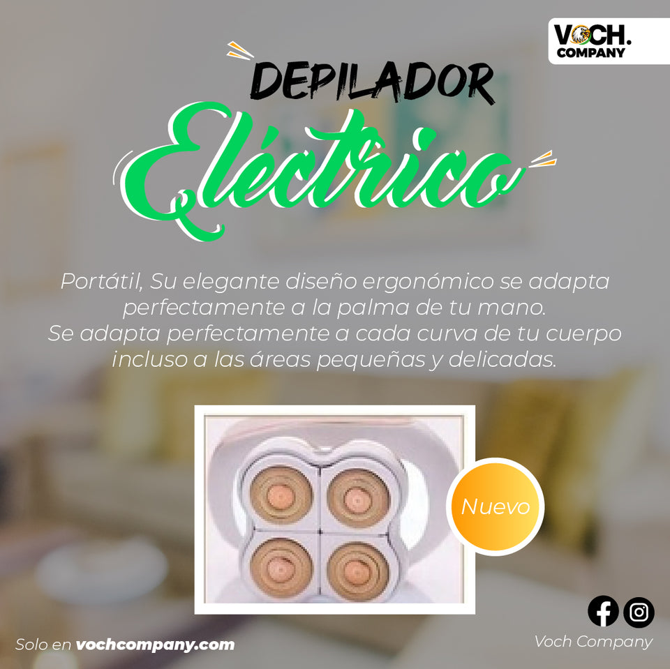 👌 DEPILADOR ELÉCTRICO DE VELLOS - HEART OF LOVE 👌