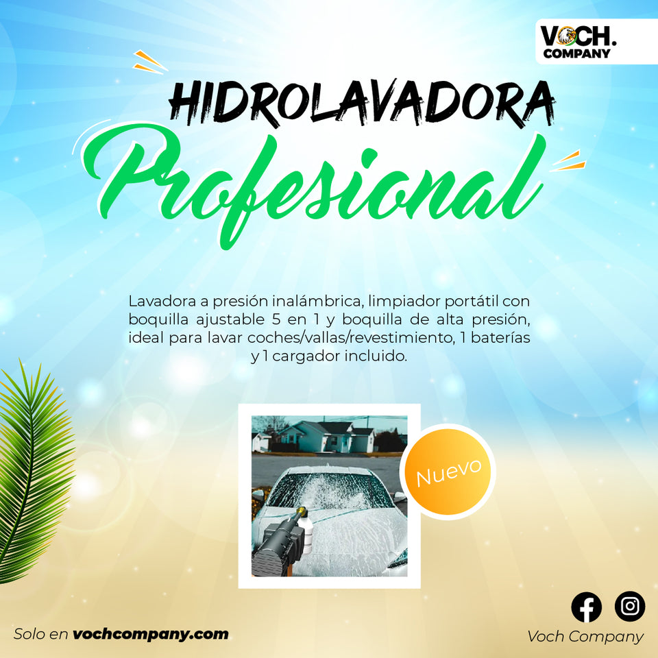 HIDROLAVADORA 98 V - PROFESIONAL