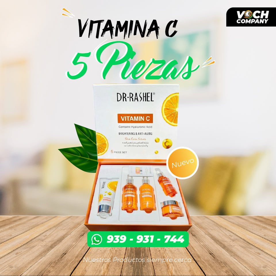 🍊 VITAMINA C SET DE 5 - DR RASHEL 🍊