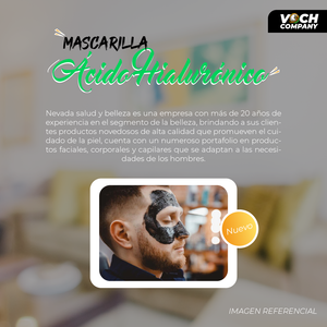 👌 Nevada Mascarilla Negra Hombre Con Acido Hialuronico Formula Refrescante 👌