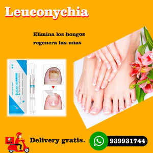 LEUCONYCHIA Lápiz para hongos en las uñas